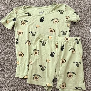 Kyte BABY Bamboo Avocado Print Pajama Set